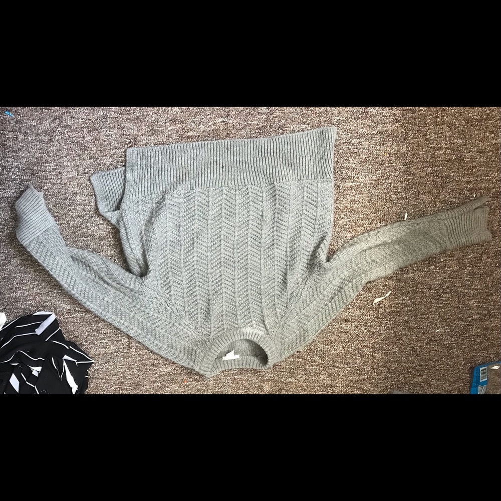 Grey chunky sweater
